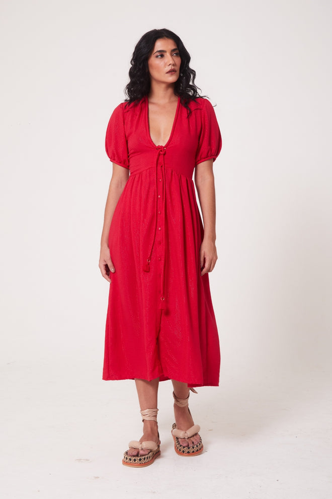 VESTIDO LUNA VERMELHO