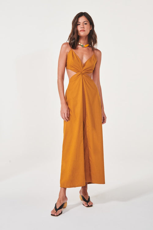VESTIDO CHLOE DOURADO
