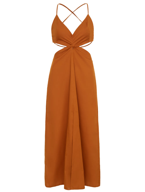 VESTIDO CHLOE DOURADO