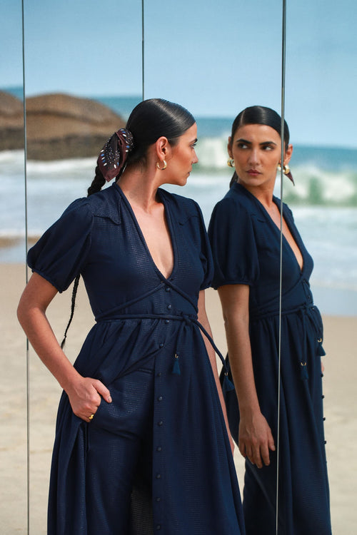 VESTIDO LUNA MARINHO
