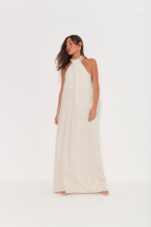 VESTIDO CLAUDIA OFF WHITE